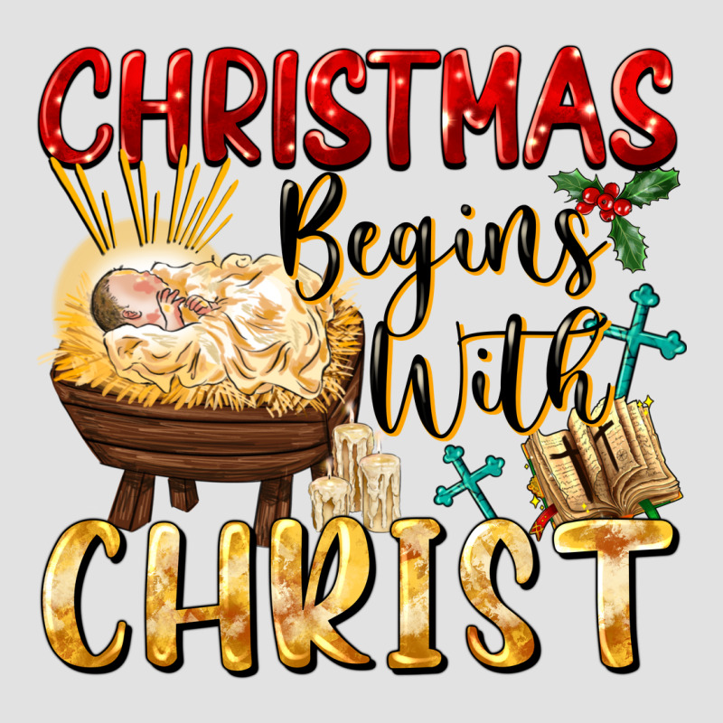 Christmas Begins With Christ Premium Hoodie by FaDigitalArtStudio | Teevron