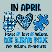 In April We Wear Blue Heavy Core Tee | Teevron