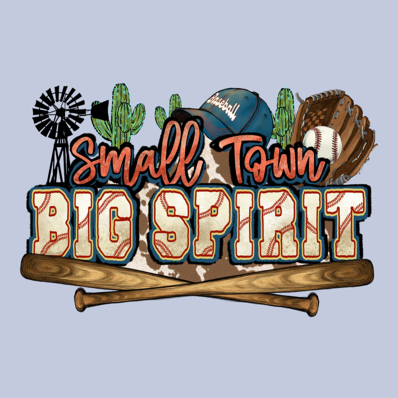 Small Town Big Spirit Baseball Long Sleeve Tee by HowdyJamesFarm | Teevron
