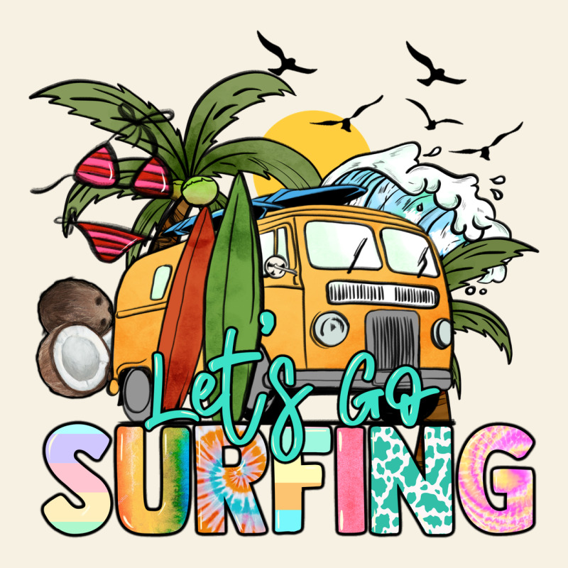Let's Go Surfing Vintage Tee by NancyCooperArtShop | Teevron