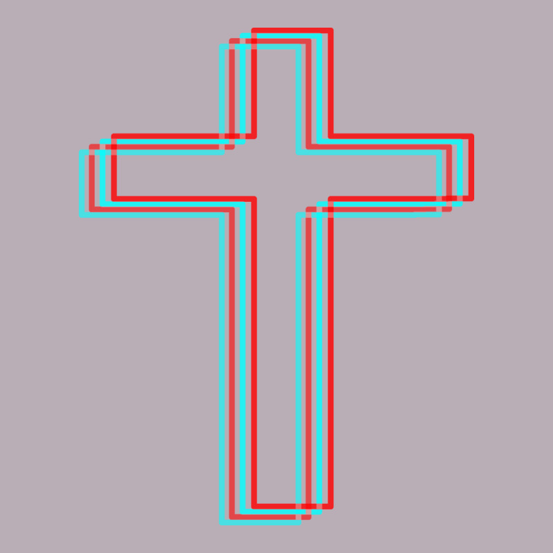 A Neon Christian Cross Vintage Tee by artisFamous | Teevron