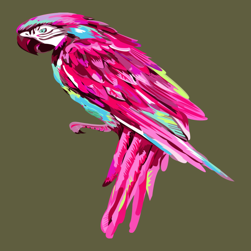 Pink Parrot T-shirts Vintage Tee by artisFamous | Teevron