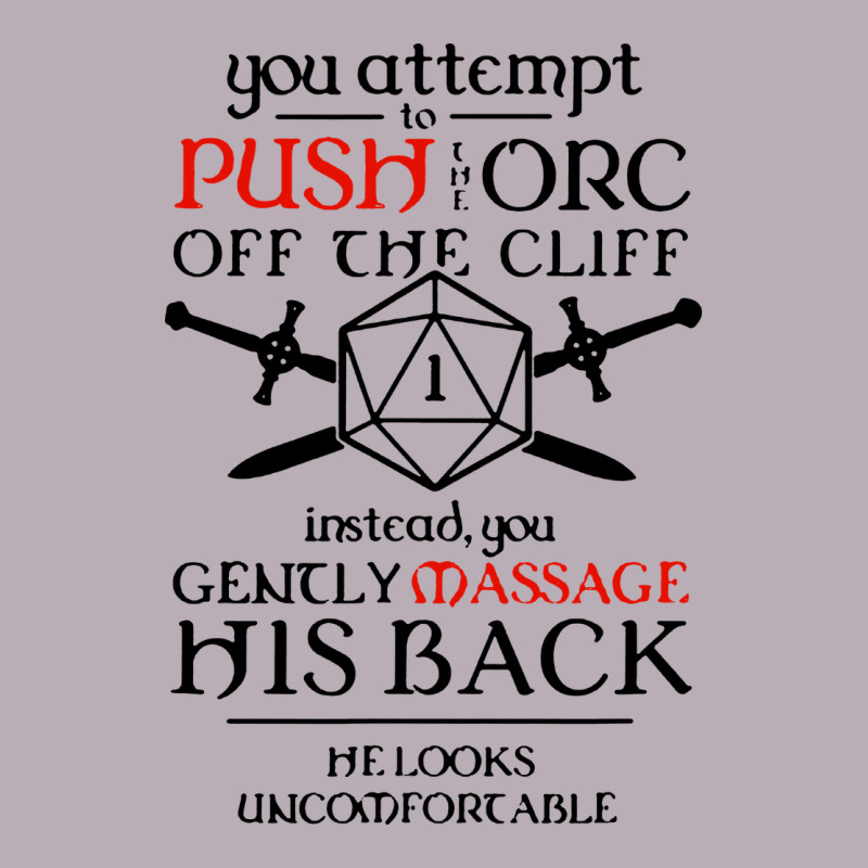 Tabletop Rpg D20 Orc Massage Critical Failure Vintage Tee by artisFamous | Teevron