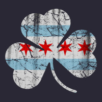 Irish Chicago Flag Shamrock Vintage Tee | Teevron