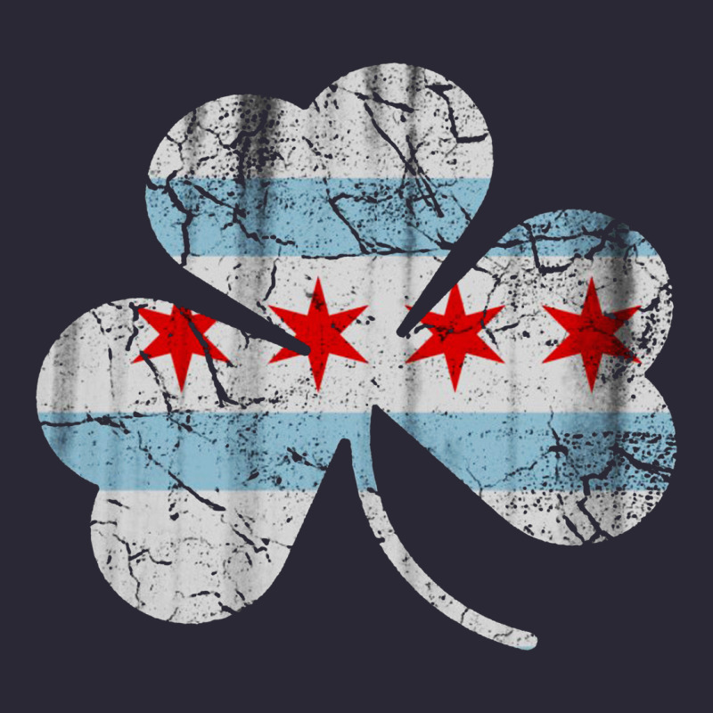 Irish Chicago Flag Shamrock Vintage Tee by artisFamous | Teevron