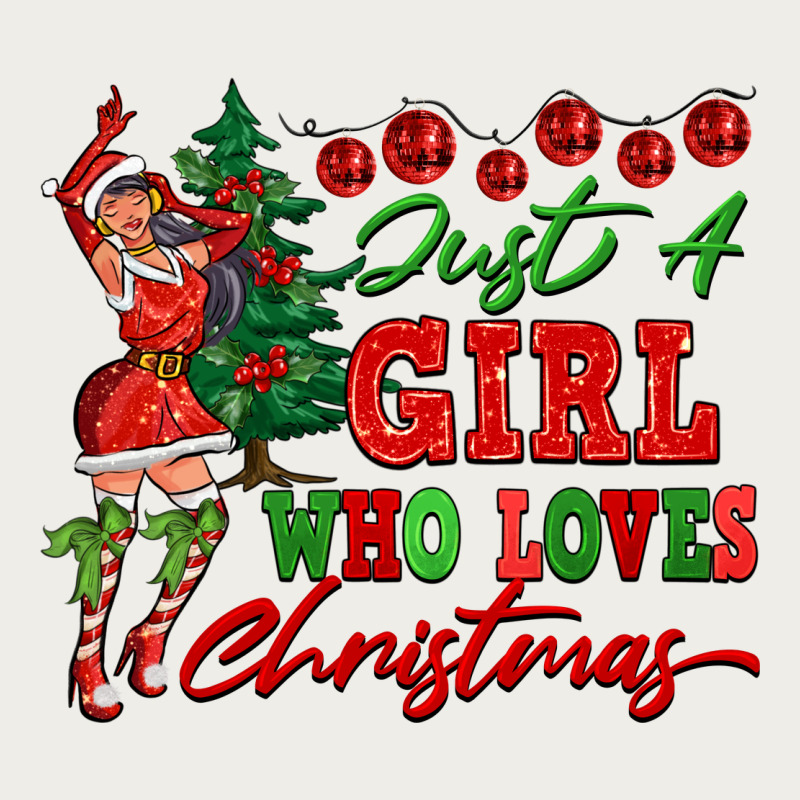 Just A Girl Who Loves Christmas Zipper Hoodie by FaDigitalArtStudio | Teevron