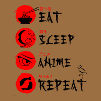 Eat Sleep Anime Repeat Japanese Vintage Tee | Teevron