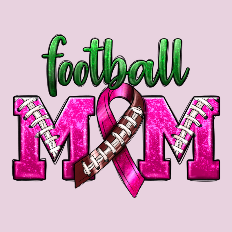 Football Mom Breast Cancer Ladies Tee by BundleAndBundleShop | Teevron