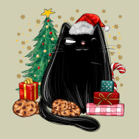 Christmas Black Cat Heavy Core Tee | Teevron
