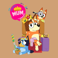 Bluey Mom Dad Funny Queen For Family Lover T Shirt Vintage Tee | Teevron