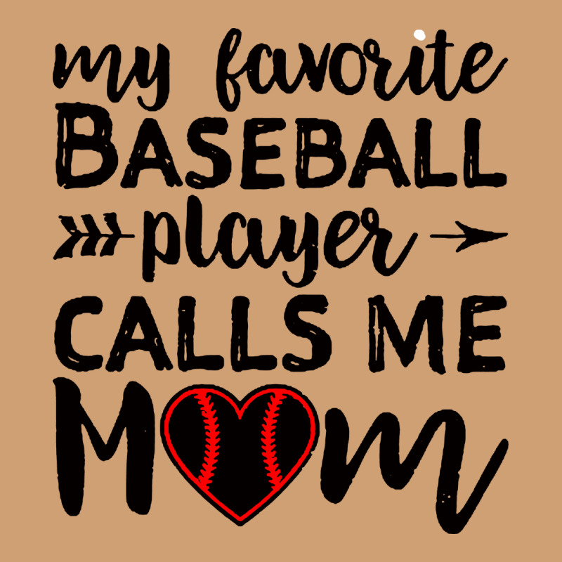 Womens My Favorite Baseball Player Calls Me Mom Vintage Tee by artisFamous | Teevron