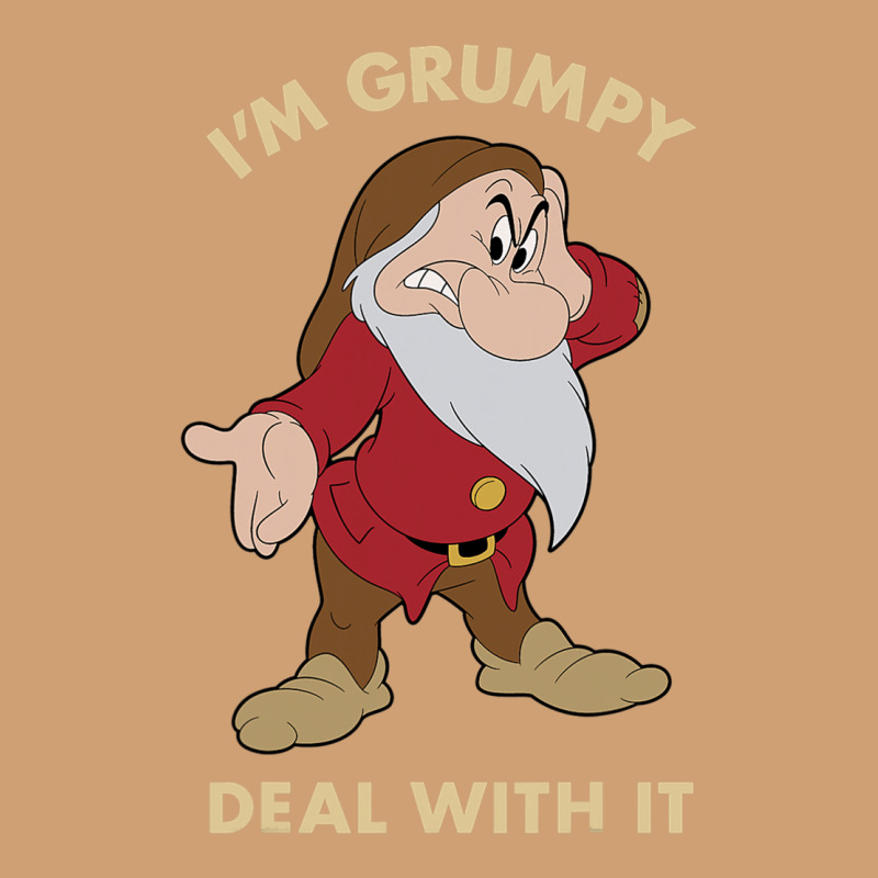 Snow White I'm Grumpy Deal With It Portrait T Shirt Vintage Tee by artisFamous | Teevron