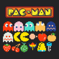 80s Pacman Ghosts Video Games Vintage Tee | Teevron