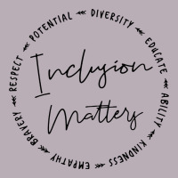 Inclusion Matters With Empathy Bravery Respect Vintage Tee | Teevron