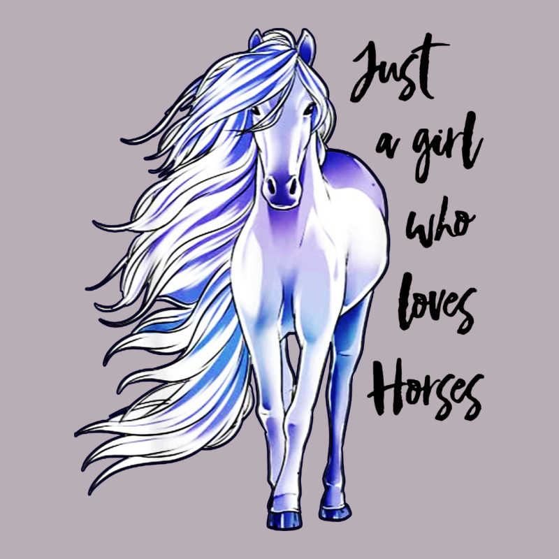 Just A Girl Who Loves Horses Vintage Tee by artisFamous | Teevron