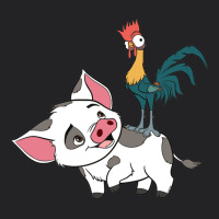 Hei Hei Rooster And Pig Funny Cartoon Vintage Tee | Teevron