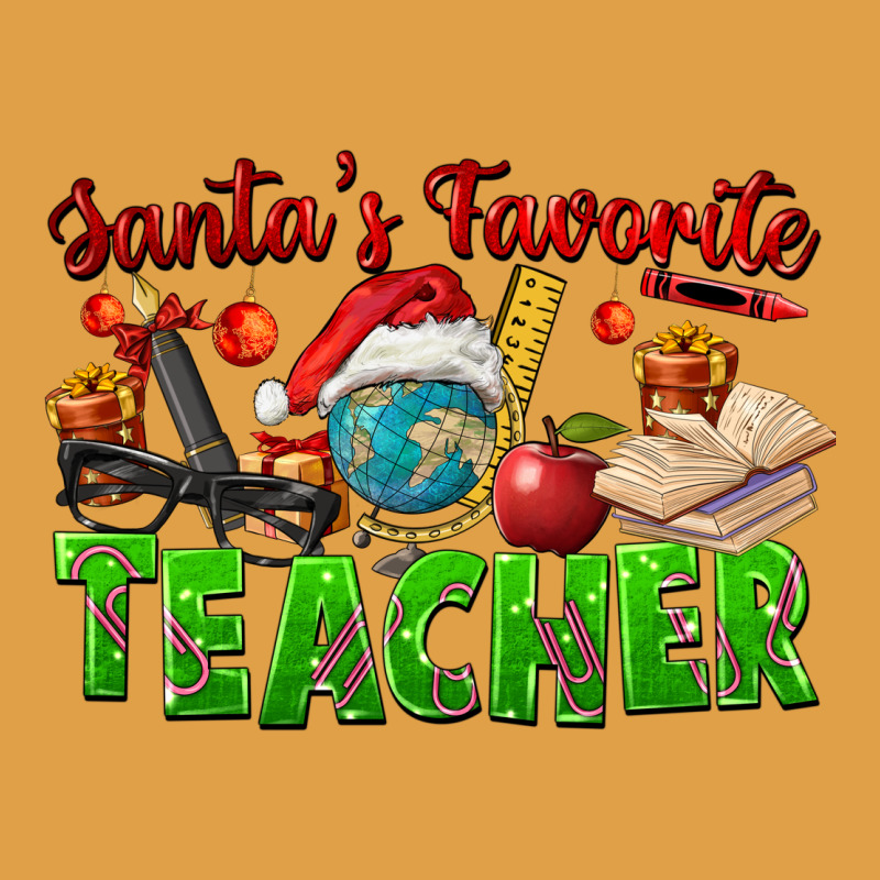 Santa's Favorite Teacher Premium Hoodie by FaDigitalArtStudio | Teevron
