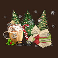 Christmas Coffee And Book Heavy Core Tee | Teevron