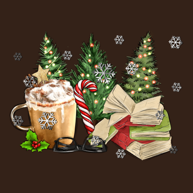 Christmas Coffee And Book Heavy Core Tee by MaliasSmallBusiness | Teevron