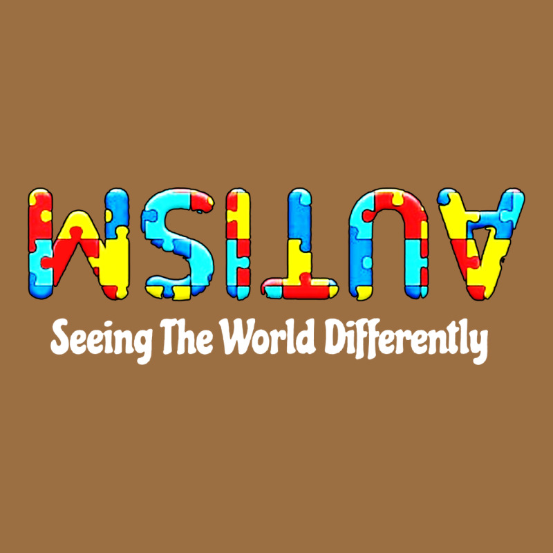 Autism Seeing The World Differently Vintage Tee by artisFamous | Teevron