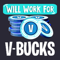 Will Work For V Bucks Youth Gamer Vintage Tee | Teevron