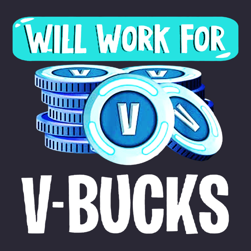 Will Work For V Bucks Youth Gamer Vintage Tee by artisFamous | Teevron