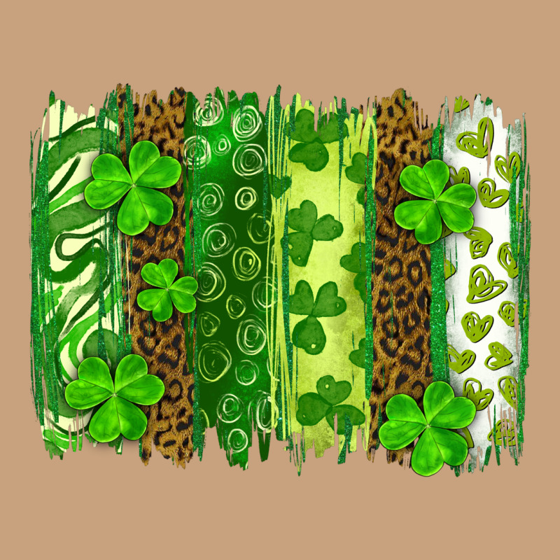 St Patricks Day Brush Stroke Vintage Tee by RanaPortraitStore | Teevron