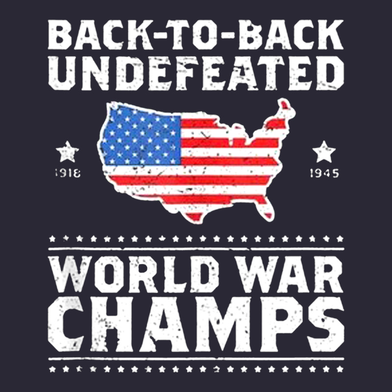 Back To Back Undefeated World War Champs Vintage Tee by artisFamous | Teevron