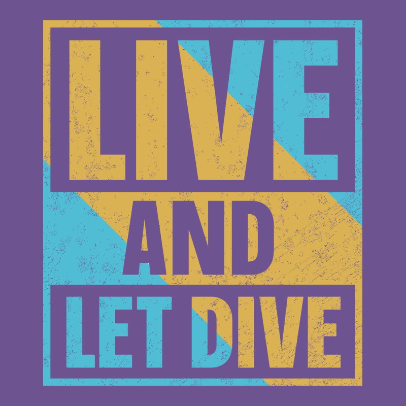 Live And Let Dive Retro Style Vintage Tee by artisFamous | Teevron