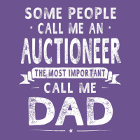 Auctioneer Dad Father's Day Gifts Father Daddy Men T Shirt Vintage Tee | Teevron