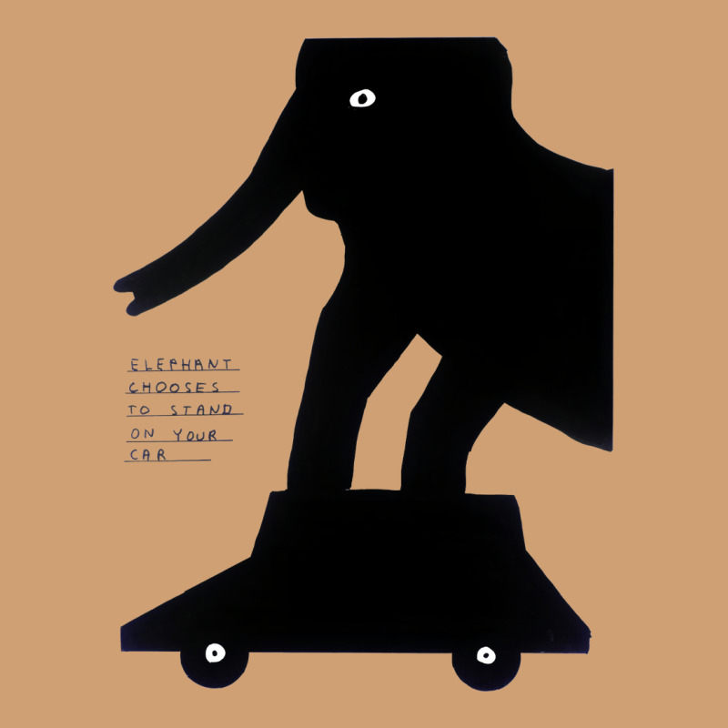 Elephant Black To Stand On Your Car Vintage Tee by artisFamous | Teevron