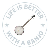 Banjo Bluegrass Music Traditional Musician Funny Gift | Teevron