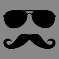 Moustache And Sunglasses Vintage Tee | Teevron