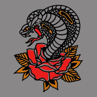 The King Cobra Snake And Rose Vintage Tee | Teevron