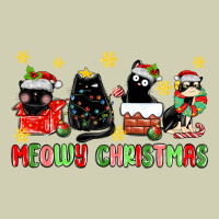 Meowy Christmas Cats Heavy Core Tee | Teevron