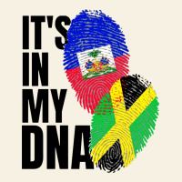 Jamaican And Haitian Mix Flag Dna Heritage Vintage Tee | Teevron
