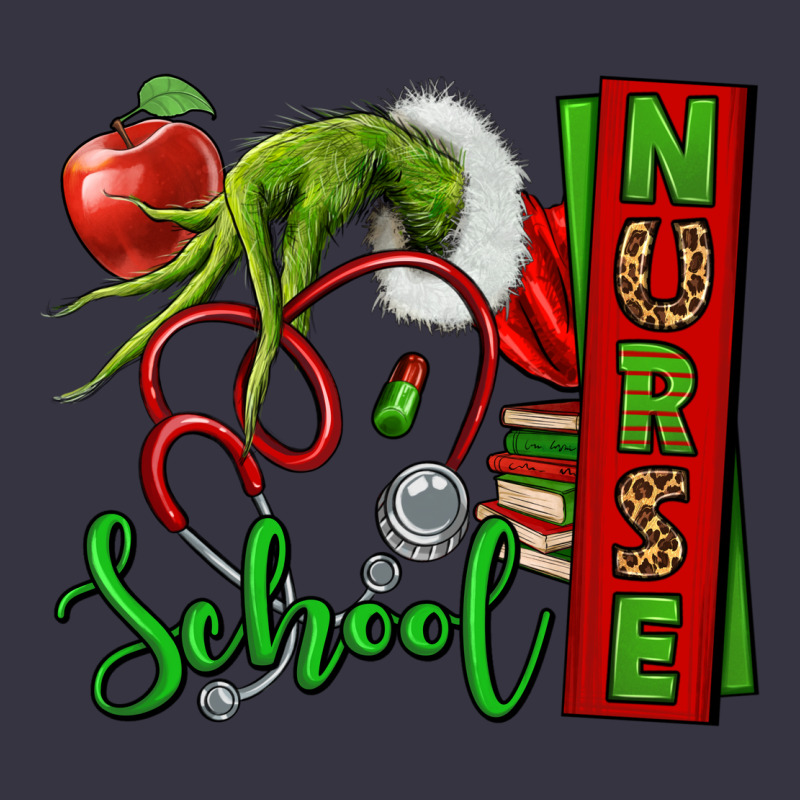 Christmas Character Nurse Vintage Hoodie by NancyCooperArtShop | Teevron