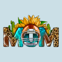 Football Mom Sunflower Leopard Ladies Tee | Teevron