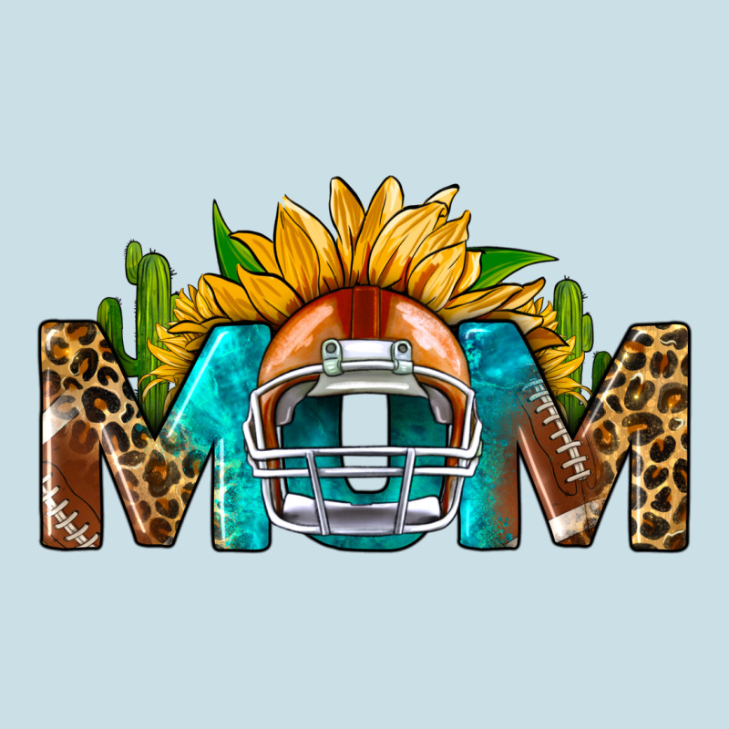 Football Mom Sunflower Leopard Ladies Tee by BundleAndBundleShop | Teevron