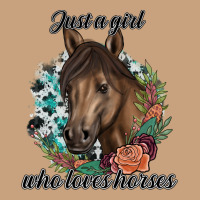 Just A Girl Who Loves Horses Vintage Tee | Teevron
