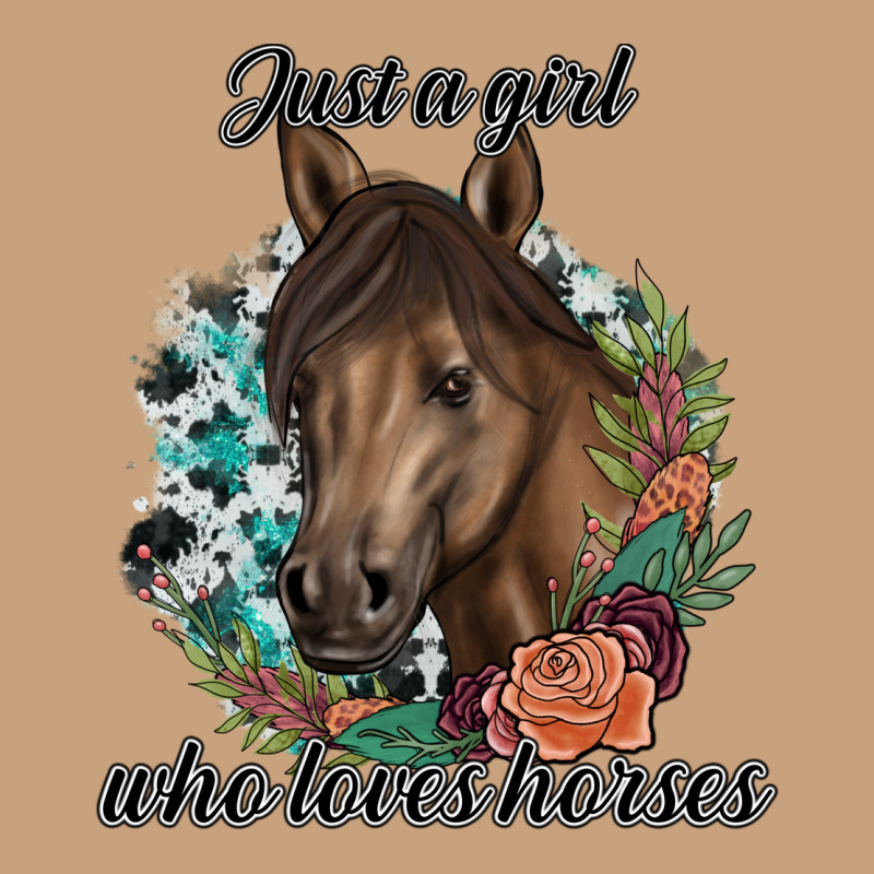 Just A Girl Who Loves Horses Vintage Tee by artisFamous | Teevron