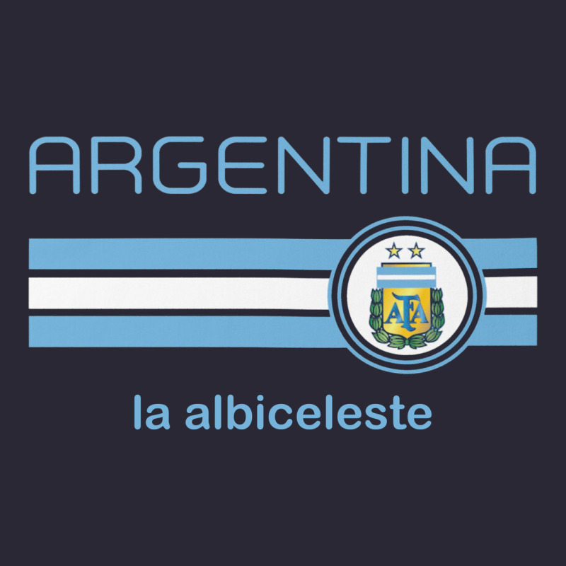Soccer Argentina Jersey Argentinian Football La Albiceleste Vintage Tee by artisFamous | Teevron