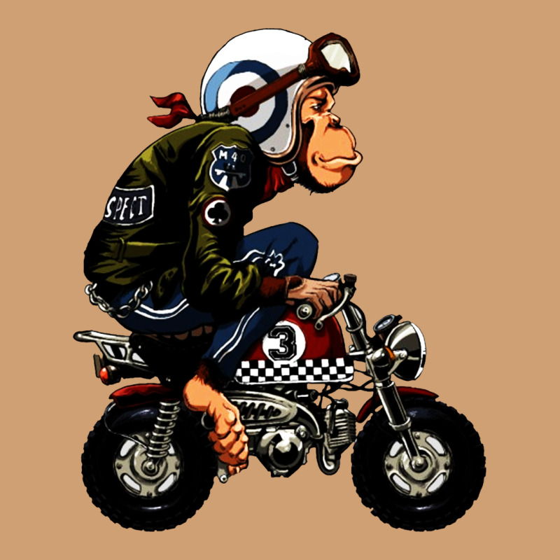 Monkey Bike Cartoon Vintage Tee by artisFamous | Teevron