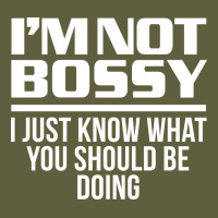 I'm Not Bossy I Just Know What You Should Be Doing Funny Vintage Tee | Teevron