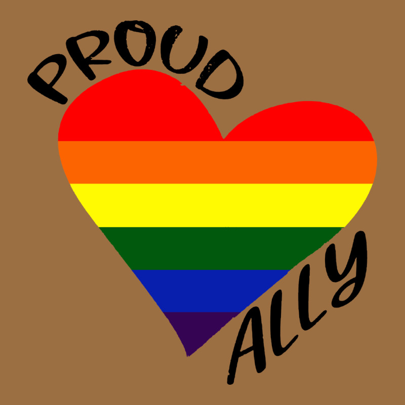 Proud Ally Lgbt Heart Gay Pride Month Vintage Tee by artisFamous | Teevron