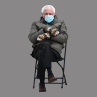 Bernie Sitting In The Cold With Mittens Meme Vintage Tee | Teevron