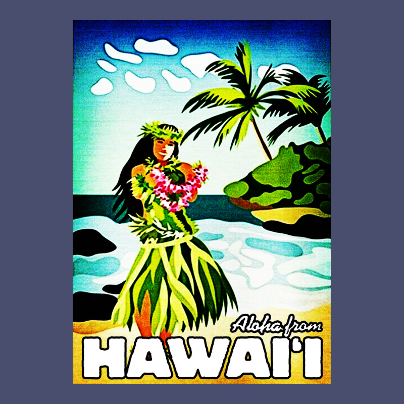 Hawaii Hula Girl Vintage Tee by artisFamous | Teevron