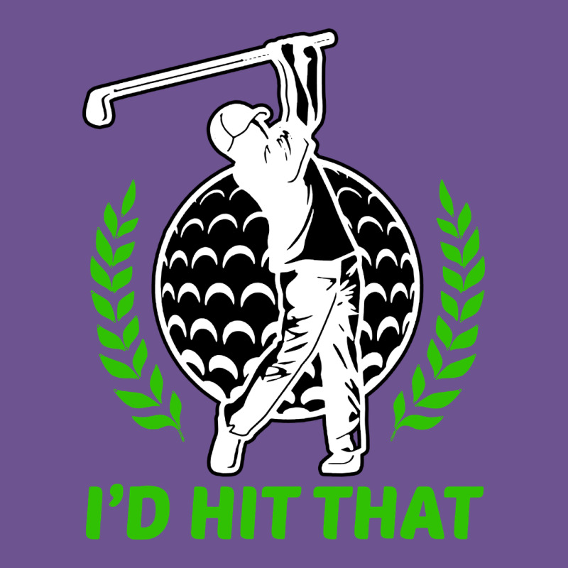 Id Hit That Funny Golfing Golf Vintage Tee by artisFamous | Teevron