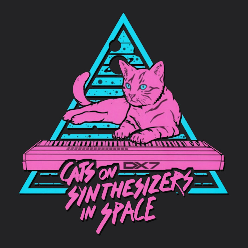 Cats On Synthesizers In Space Vintage Tee by artisFamous | Teevron
