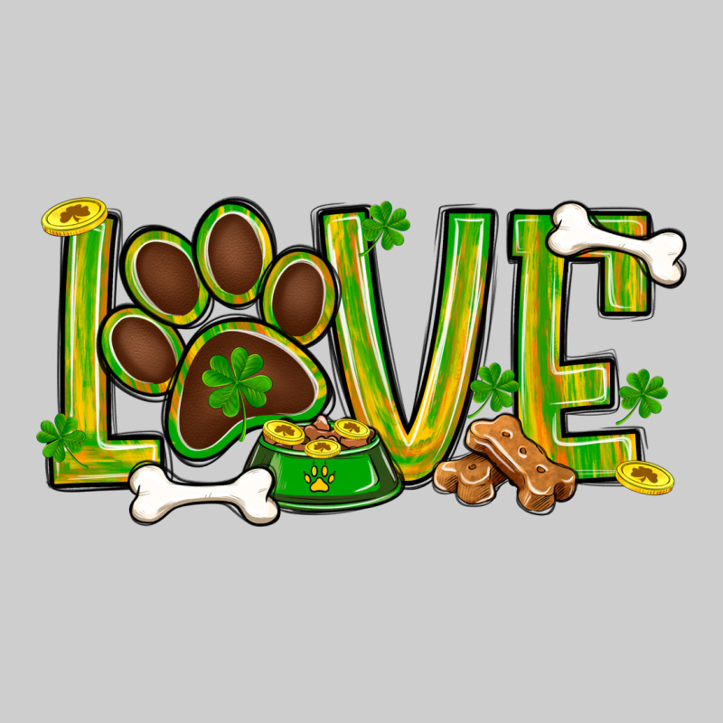 St. Patrick's Day Love Dog Paw Premium Tee by BundleAndBundleShop | Teevron